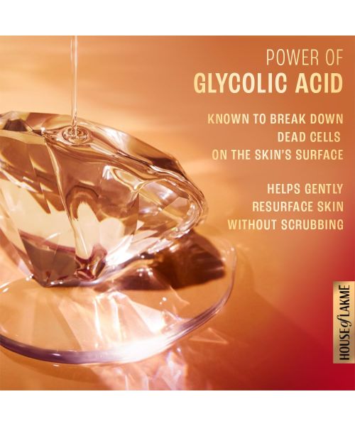 Lakme: Glycolic Illuminate Night Cream with Glycolic Acid & 1% Niacinamide for Skin Cell Regeneration