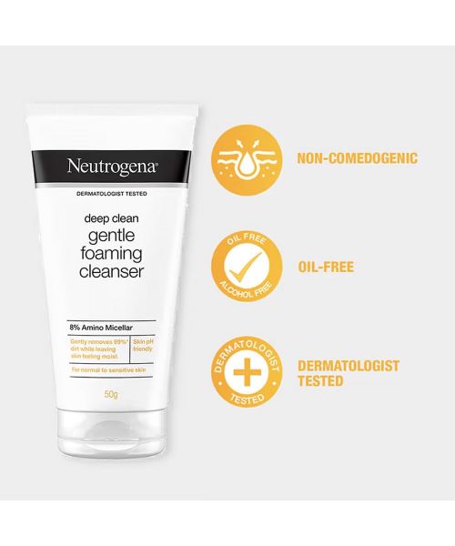 Neutrogena: Deep Clean Foam Cleanser 50 g