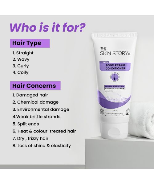 The Skin Story: Sulphate Free Bond Repair Conditioner 100GM