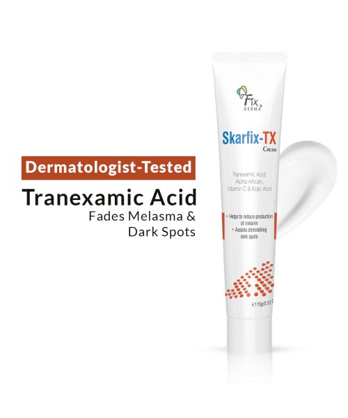 Fixderma: SKARFIX -TX Face Cream Tranexamic Acid + 2% Kojic Acid - 15gm
