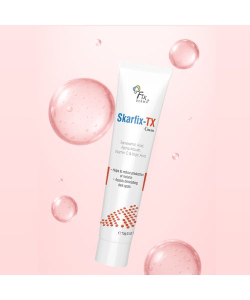Fixderma: SKARFIX -TX Face Cream Tranexamic Acid + 2% Kojic Acid - 15gm