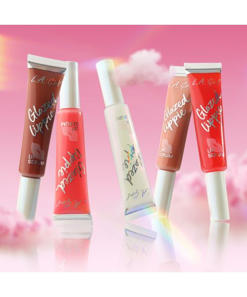 L.A.Girl: On Cloud Nine Glazed Lippie Lipgloss Lip Serum-Glazed Donut