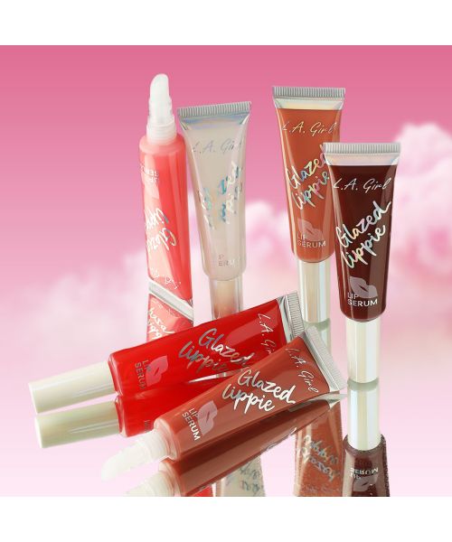 L.A.Girl: On Cloud Nine Glazed Lippie Lipgloss Lip Serum-Sweet