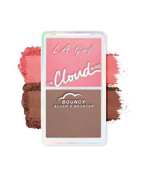 L.A.Girl: On Cloud Nine Bouncy Blush & Bronzer-Dreamy Pink