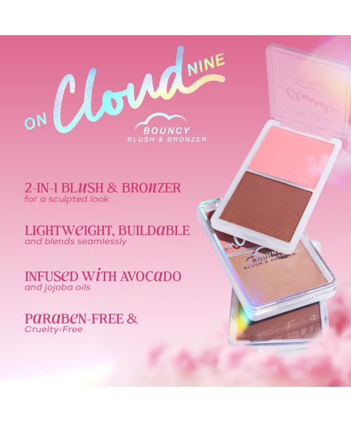 L.A.Girl: On Cloud Nine Bouncy Blush & Bronzer- Misty Mauve