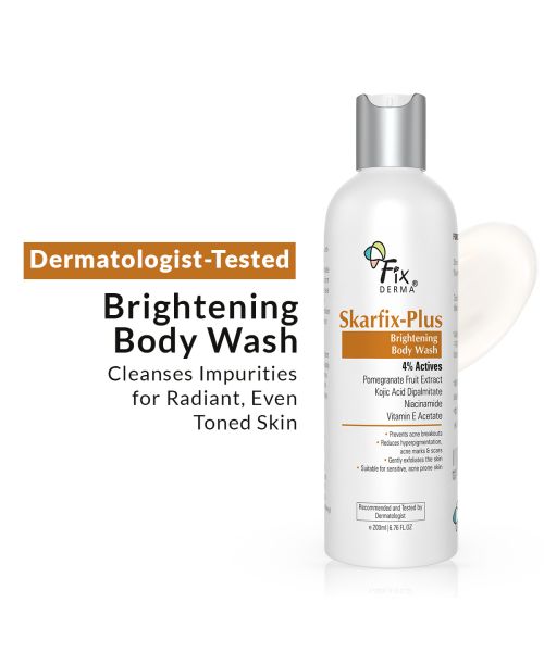 Fixderma: Skarfix Plus Body Wash with Niacinamide Acid  - 200ml