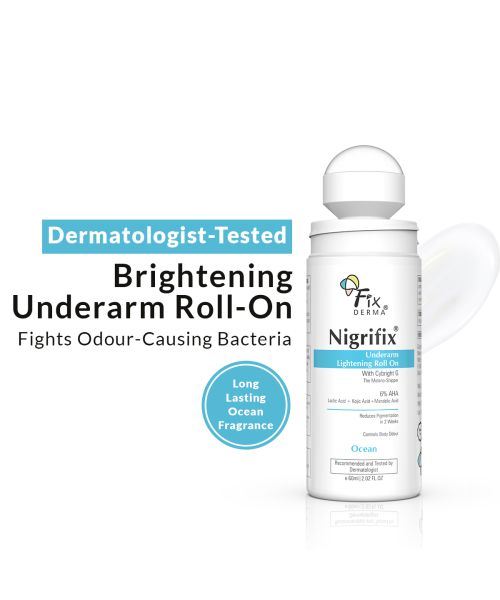 Fixderma: Nigrifix Underarm Ocean Roll On With 6% AHA - 60ml