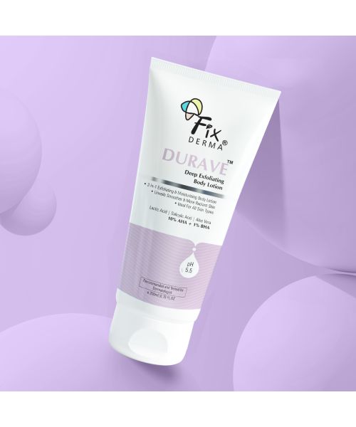 Fixderma: Durave Deep Exfoliating Body Lotion - 200ml