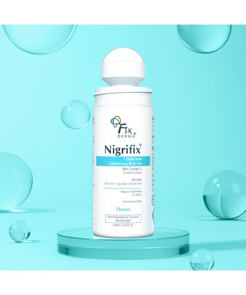 Fixderma: Nigrifix Underarm Ocean Roll On With 6% AHA - 60ml