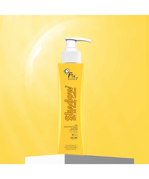 Fixderma: Shadow Sunscreen Body Lotion with SPF 50 PA+++ & 2% Niacinamide -  200 ml
