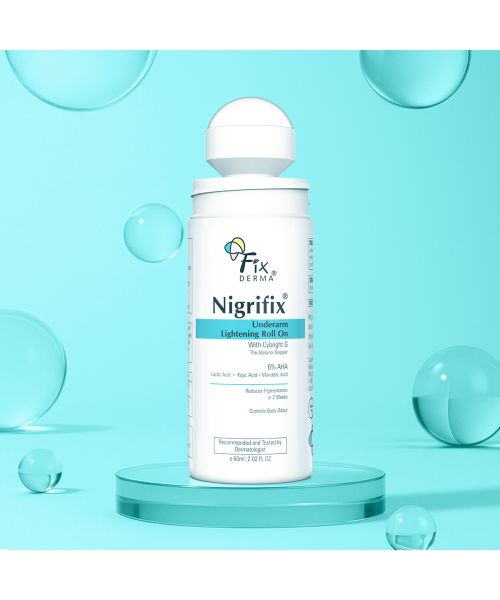 Fixderma: Nigrifix Underarm Roll on with Lactic & Kojic Acid -  60ml