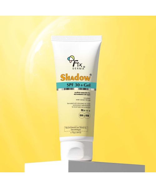 Fixderma: Shadow Sunscreen SPF 30+ PA+++ Gel -  75gm