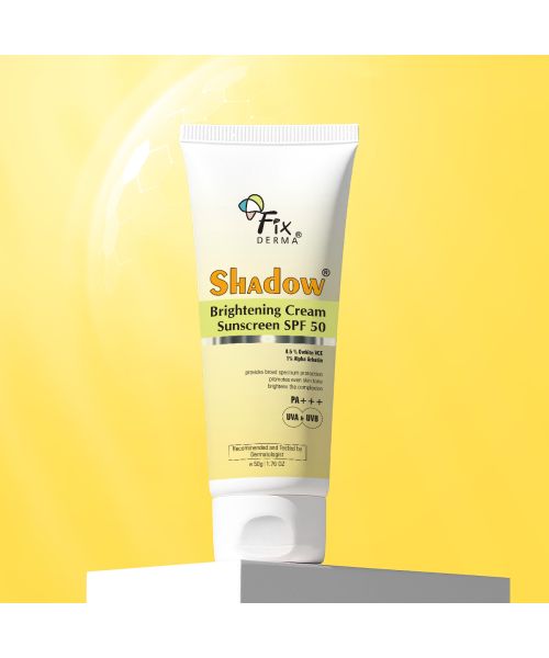 Fixderma: Shadow Brightening Cream Sunscreen SPF50 PA+++  -  50g