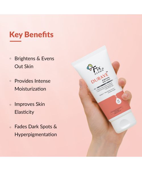Fixderma: Durave Brightening Body Lotion - 200ml
