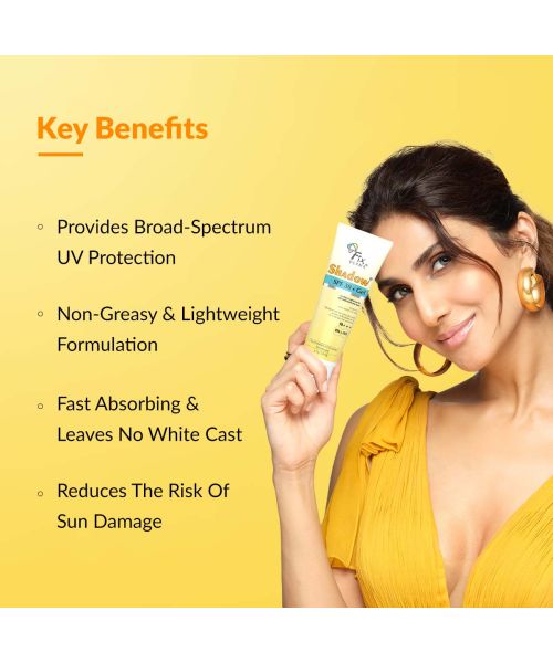 Fixderma: Shadow SPF 30+ PA+++ Sunscreen Gel - 75gm