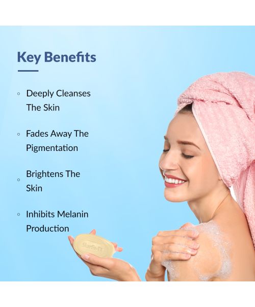 Fixderma: Skarfix -TX 1% Kojic Acid Soap for Glutathione for Pigmentation - 75gm