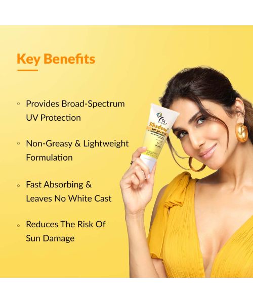 Fixderma: Shadow Sunscreen SPF 50+ PA+++ Gel Broad Spectrum Sunscreen - 40gm