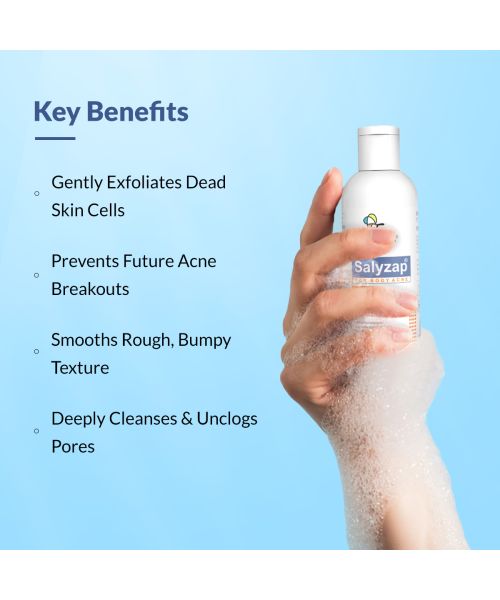 Fixderma: Salyzap Body Wash 2% Salicylic Acid For Acne Clean Pores Suitable - 100ml