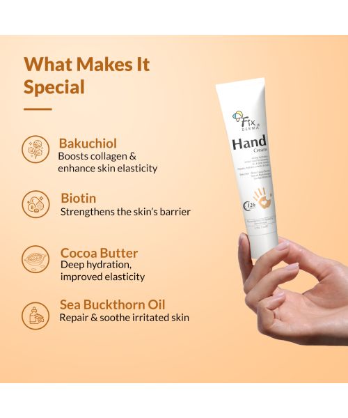 Fixderma: Hand Cream for Dry and Rough Hands  - 30g