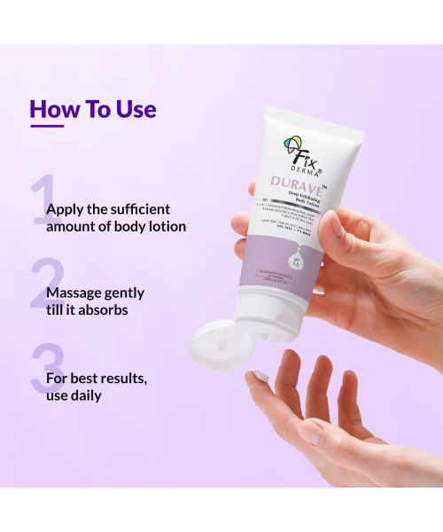 Fixderma: Durave Deep Exfoliating Body Lotion - 200ml