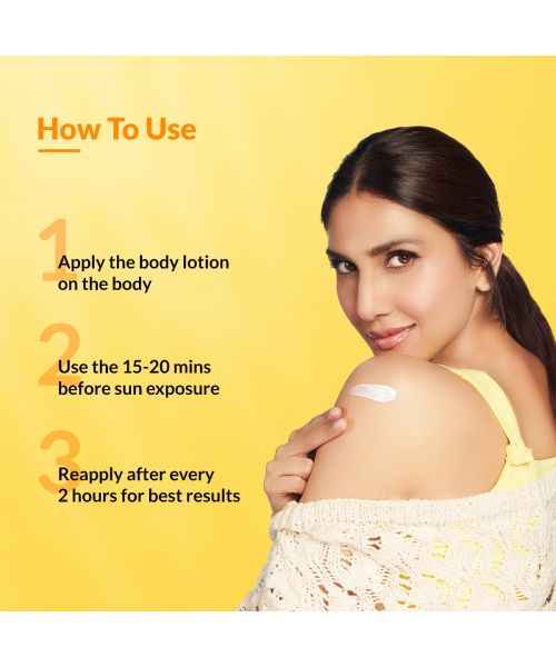 Fixderma: Shadow Sunscreen Body Lotion with SPF 50 PA+++ & 2% Niacinamide -  200 ml