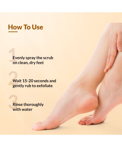 Fixderma: Foobetik Foot Scrub Spray with Lactic Acid 30 sec Scrubber -  50ml