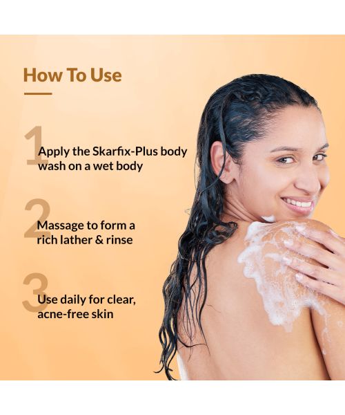 Fixderma: Skarfix Plus Body Wash with Niacinamide Acid  - 200ml