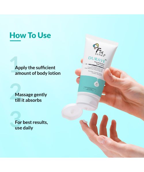 Fixderma: Durave Deep Hydration Body Lotion - 200ml
