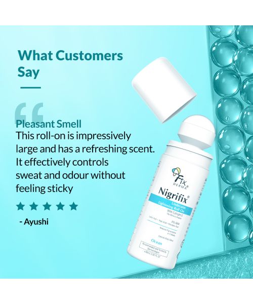 Fixderma: Nigrifix Underarm Ocean Roll On With 6% AHA - 60ml