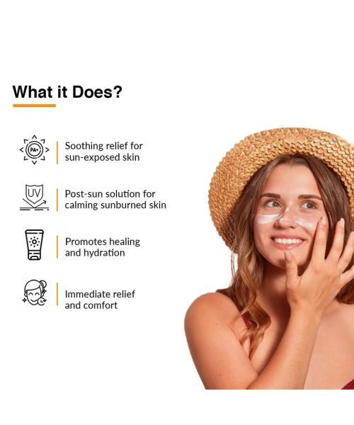 Fixderma: Shadow Sun Burn Gel with 20% Aloe Vera Gel & Vitamin E -  75gm