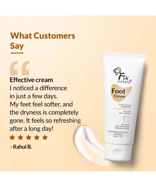 Fixderma: Foot Cream For Dry & Cracked Feet -  60ml