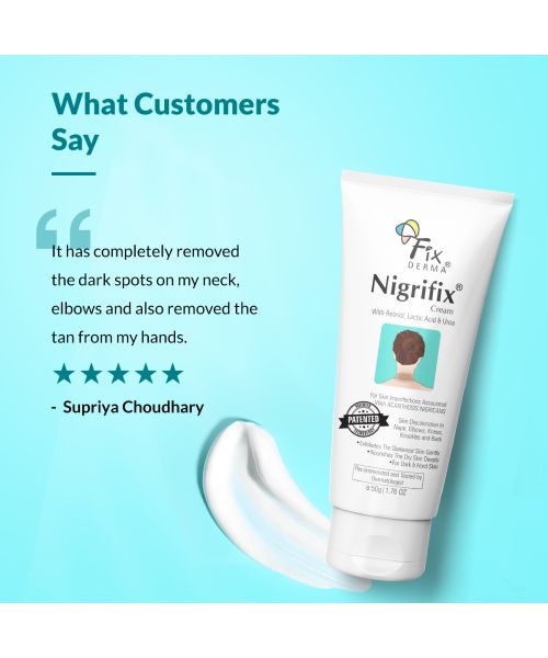 Fixderma: Nigrifix Cream for For Dark Body Parts - 50g