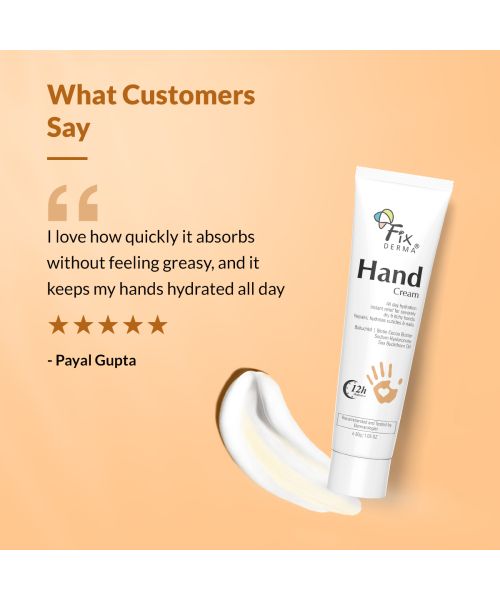 Fixderma: Hand Cream for Dry and Rough Hands  - 30g