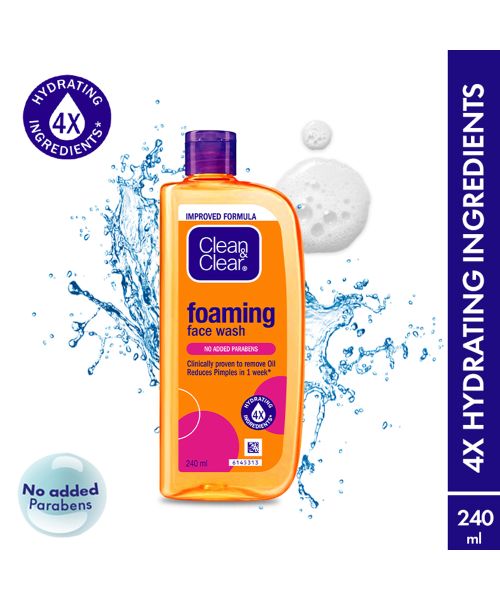 Clean & Clear: Foaming Facial Wash 240ml