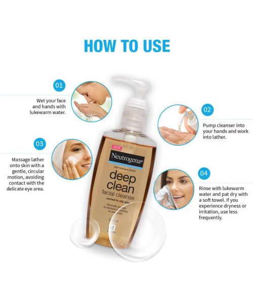 Neutrogena: Deep Clean Facial Cleanser 200ml