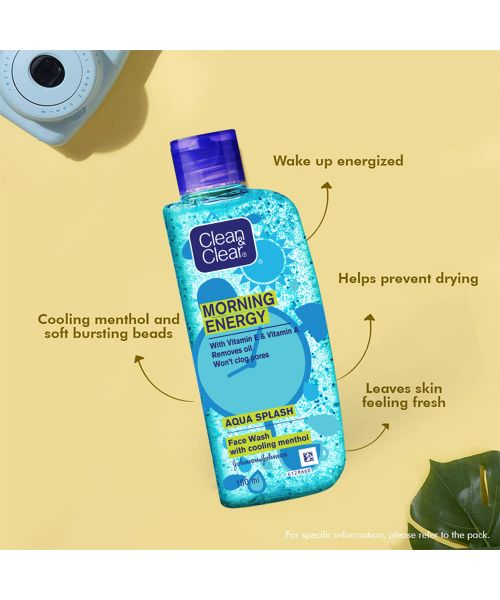 Clean & Clear: Morning Energy Aqua Splash Face Wash 150ml