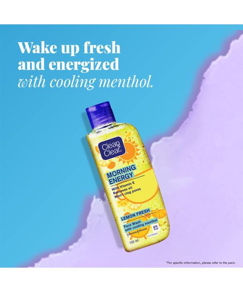 Clean & Clear: Morning Energy Lemon Fresh Face Wash 100ml
