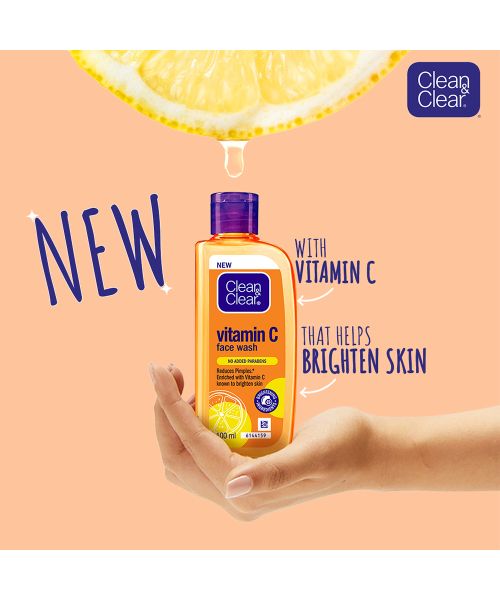 Clean & Clear: Vitamin C Face Wash 100ml