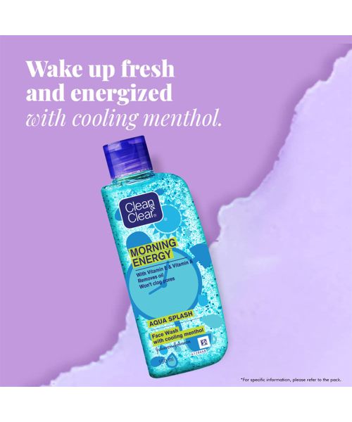 Clean & Clear: Morning Energy Aqua Splash Face Wash 150ml