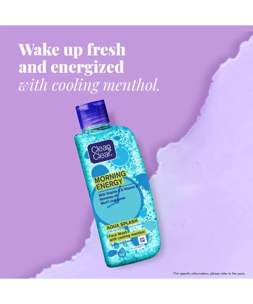 Clean & Clear: Morning Energy Aqua Splash Face Wash 100ml