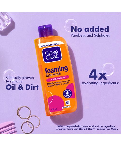 Clean & Clear: Foaming Facial Wash 240ml