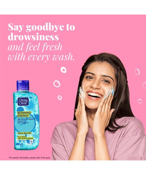 Clean & Clear: Morning Energy Aqua Splash Face Wash 100ml