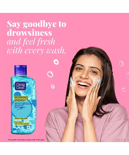 Clean & Clear: Morning Energy Aqua Splash Face Wash 150ml