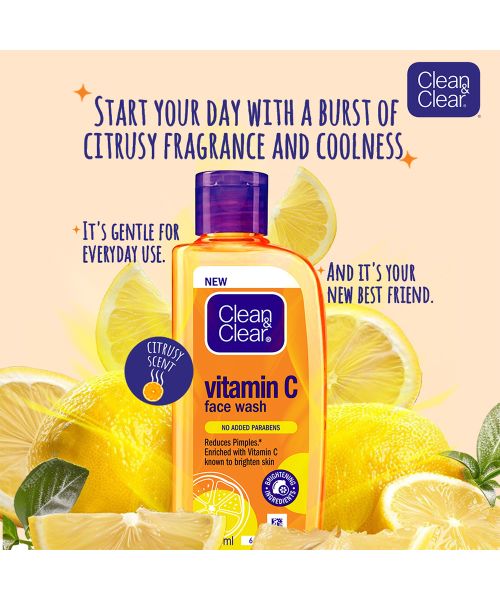 Clean & Clear: Vitamin C Face Wash 100ml