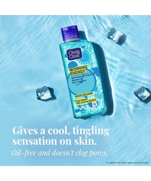 Clean & Clear: Morning Energy Aqua Splash Face Wash 100ml