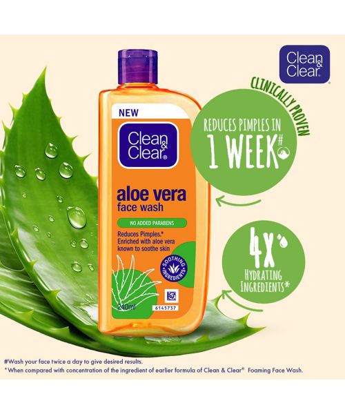 Clean & Clear: Aloe Vera Face Wash  240ml