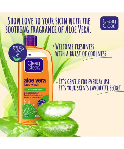 Clean & Clear: Aloe Vera Face Wash  240ml