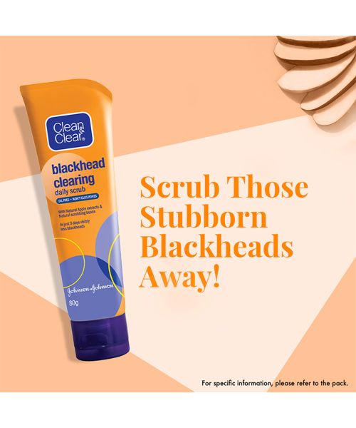 Clean & Clear: Blackhead Clearing Daily Scrub 80gm