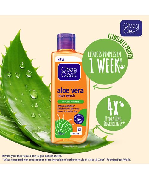 Clean & Clear: Aloe Vera Face Wash 150ml