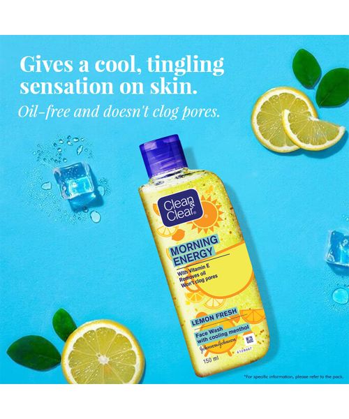 Clean & Clear: Morning Energy Lemon Fresh Face Wash 150ml